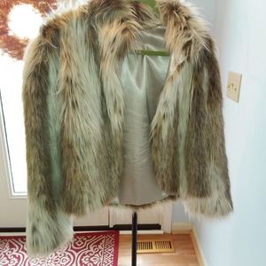 Fabulous Furs Faux Fox Coat